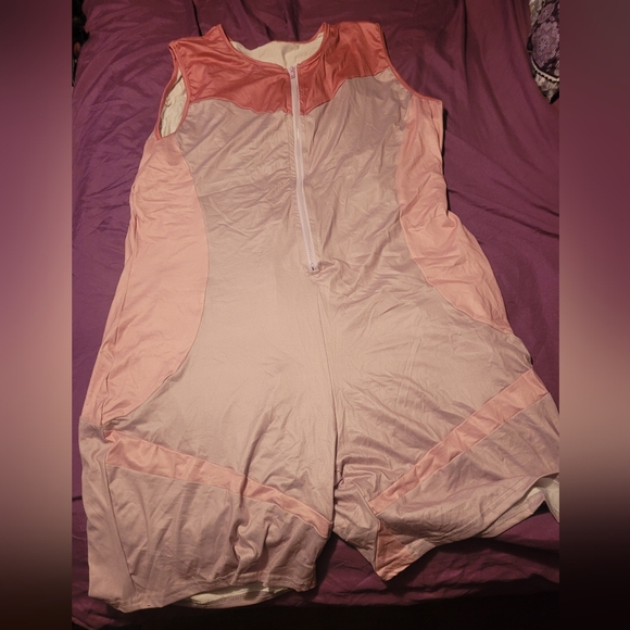 🚨50%off 📦Plus Size Color-Block Bodysuit - Picture 2 of 2